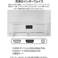 JAPANNEXT 23.8インチ 液晶モニター JN-238I75F-W 1台