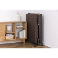 折りたたみベッド　アイリスオーヤマ　14段リクライニング　スリム軽量 コンパクト収納　簡易ベッド　仮眠室　防災　避難所　OTB-BRN 1台