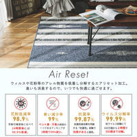 グラムスタイル ラマンタ ラグ 1900×1900mm ブルー 317991 1枚（直送品）