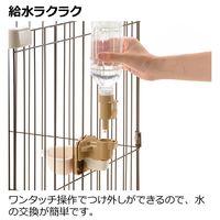 ドッグウォーターディッシュ S ダークブラウン 1個 リッチェル 犬用 お皿型