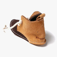 牛革まじ噛みトイ ブーツ 1個 犬用 おもちゃ ドギーマン デンタルケア