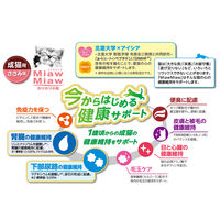 ミャウミャウ カリカリ小粒 成猫用 ささみ味 国産 580g 1袋 アイシア キャットフード 猫 ドライ