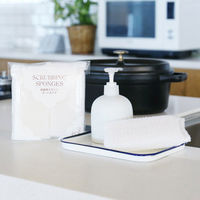 スポンジ 泡立ちやすく水切れもいい ネットタイプ 食器用 2個入×2パック ロハコ （LOHACO）  オリジナル