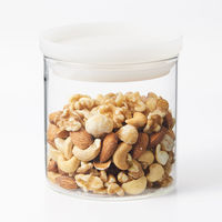 無印良品 耐熱ガラス丸型保存容器 約直径9.5×高さ11cm 約500ml 良品計画