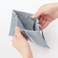 無印良品 ポリエステルトラベル用ウォレット グレー 約11×9.5cm 良品計画