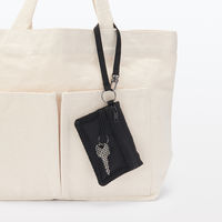 無印良品 ポリエステルカードケース 黒 約8×12cm 良品計画