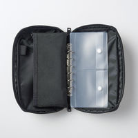 無印良品 パスポートケース用リフィル クリアポケット 仕切付 1枚入 約20×10cm 1セット（4個） 良品計画