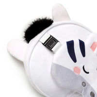 ナイトレインボー アイマスク付もちもちピロー ZB（シマウマのバリ） CUSH312 1セット(3個入)（直送品）