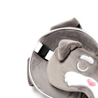 ナイトレインボー アイマスク付もちもちピロー SN（シュナウザーのシドニー） CUSH255 1セット(3個入)（直送品）