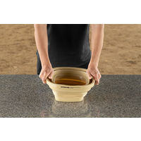 【折りたたみバケツ】 パール金属 キャプテンスタッグ フォールディングソフトバケツ（オリーブ） UW-1533 1個