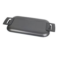 YAMAZEN ワイドホットプレート 1300W 内寸幅48×奥行30cm フッ素加工 着脱式 YHE-B132(T) 1台