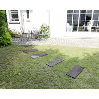 山善（YAMAZEN） ラバーステップマット枕木 RSM-M 4枚