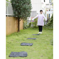 山善（YAMAZEN） ラバーステップマット飛び石 RSM-T 4枚