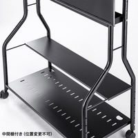 【アウトレット】サンワサプライ 40～65インチ対応 ディスプレイスタンド ブラック CR-PL58BK 1台（直送品）