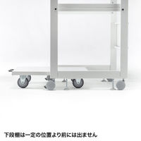 サンワサプライ 高耐荷重プリンタラック/スタンド/台 幅600×奥行500×高さ1205mm ホワイト LPS-T121H 1台（直送品）