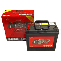 NBC 国産車バッテリー アイドリングストップ車対応 N-65R(B24R)　1個（直送品）