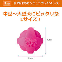 住商アグロインターナショナル ハーツ デュラプレイ ボール (L) ネオンピンク 233587 1個（直送品）