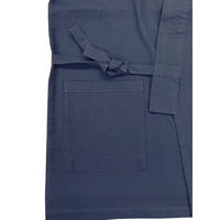 ブルーメイト 長袖蜂巣織作務衣 希楽者 ネイビー L 1114330 BL5 1セット