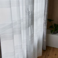 スミノエ DESIGNLIFE レースカーテン ローヌ ナチュラルホワイト AS-V2106-280119BL １セット(2枚入)（直送品）