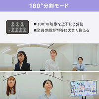 サンワサプライ スピーカー内蔵360度Webカメラ CMS-V71BK 1台（直送品）