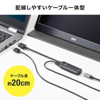 サンワサプライ HDMI-Type-C(DP Altモード)変換アダプタ(4K/60Hz) AD-HD26TC 1個