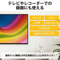 SSD 外付け 2TB スライド式 USB3.2(Gen2) 高速 ブラック ESD-EMB2000GBK エレコム 1個（直送品）