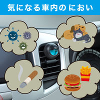 クルマの消臭力 クリップタイプ フローラルの香り 5パック（2個入×5） 消臭剤 車 芳香剤 エステー