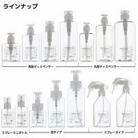 ディスペンサー クリア スクエア 泡ボトル 650ml ベストコ 5個