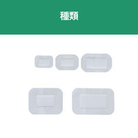 シルキーポアドレッシング　2号（50mm×75mm）　12001　5箱（50枚入×5）　アルケア