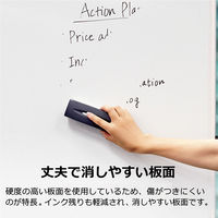 プラス WBシリーズ プロジェクター投影ホワイトボード（両面） スチール 幅1292mm イレーザー付 1台（2梱包）