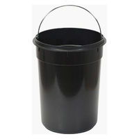 ベストコ ゴミ箱 ふた付き 12L ペダル式 静音設計 丸型 ブラック NQ-0196 Boite トラッシュカン 4988562003287 1個