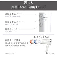 ヘアドライヤー プロテクトイオン 折りたたみ 大風量 ハイパワー Speedom ブラック TD670A-K テスコム 1個（直送品）