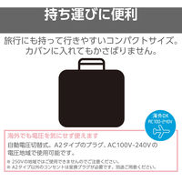 ヘアアイロン カールアイロン 26mm 海外対応 コンパクト セラミックコーティング ブラック TH726 K テスコム 1個