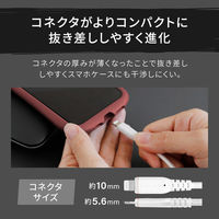 オウルテック 断線に強く柔らかい タイプC to Lightningケーブル 2m ホワイト OWL-CBA4LC20-WH 1個