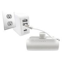 エアージェイ 横型5000mA モバイルバッテリーTYPE-C PD MB-T5000PD WH 1台