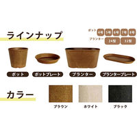 welzo もみっくポット 7号 ブラウン 4933136527829 1個（直送品）