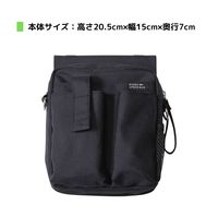 クツワ 文具エプロンバッグ ホルダー ブラック BE022BK 1セット（2個）