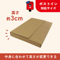 【60サイズ】高さ4段階可変ダンボール 縦303×横215×高さ15～60mm 1セット（5枚） SP6301 今村紙工