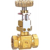 フジキン ニードルバルブ|ニードルバルブ(黄銅製) HD・DUE DUEー32CーR 1個（直送品）