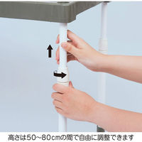 伸晃 クローゼット・押入れトールラック 伸縮タイプ(1台入り) エコグリーン 4964806024904 1個（直送品）