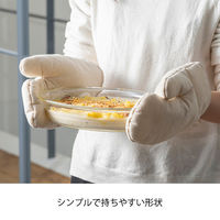 HARIO （ハリオ） 耐熱ガラス製 オーバル皿 1100ml HOV-110-BK 1セット（3個）