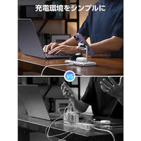 ワイヤレス充電器 iPhone AirPods Apple Watch用 MagSafe認証済 3-in-1 1個 UGREEN