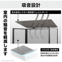 【軒先渡し】コマイ 3連スクリーン 吸音機能付き屋根セット グレー YTP3-1609TBNB-FYSA 1セット（直送品）