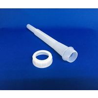 アズワン 5L ポリ角容器 グレー (ノズル付) 5本セット 64-7664-43 1セット(5本)（直送品）