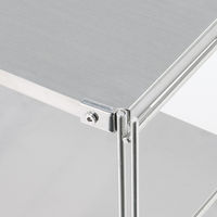 無印良品 ステンレスユニットシェルフ ステンレス棚セット 小 幅58×奥行41×高さ83cm 良品計画