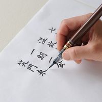 パイロット 筆ペン 瞬筆 毛筆 顔料 細字 黒 SVSG-80FDF-B 1セット（10本）