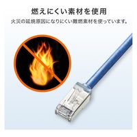 サンワサプライ カテゴリ6A STP LANケーブル(超ショートブーツ・ブルー・2m) KB-T6ASB-02BL 1個
