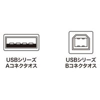 サンワサプライ USB2.0ケーブル(ブラック・1.5m) KU20-15BKHK2 1本