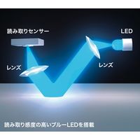サンワサプライ ワイヤレスマウス 無線 静音 3ボタン 小型 ブルーLED MA-WBSK315BK 1個（直送品）