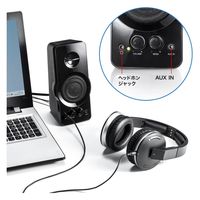 サンワサプライ ハイパワーUSB電源スピーカー MM-SPL19UBK 1個（直送品）